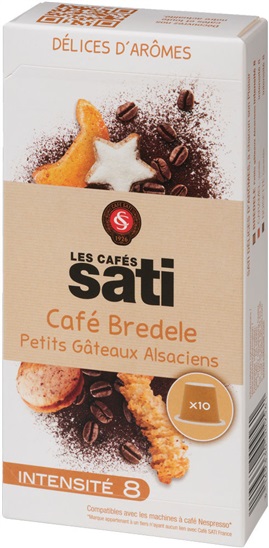 Sati Bredele x10 caps FR (pro Nespresso)